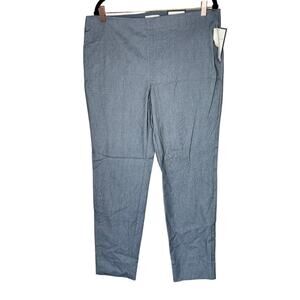 Charter Club Tummy Control Cambridge Skinny Comfy Work Pants plus size 16